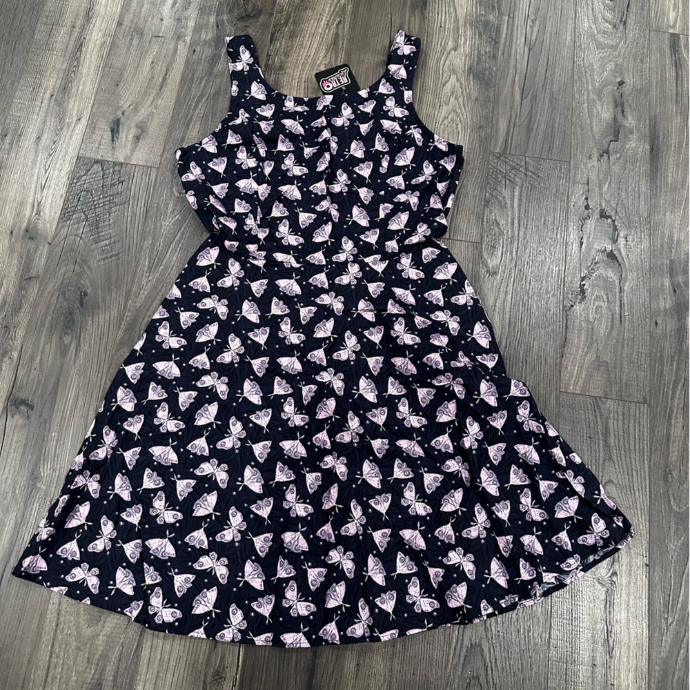 Purple moth retrolicious xl dress